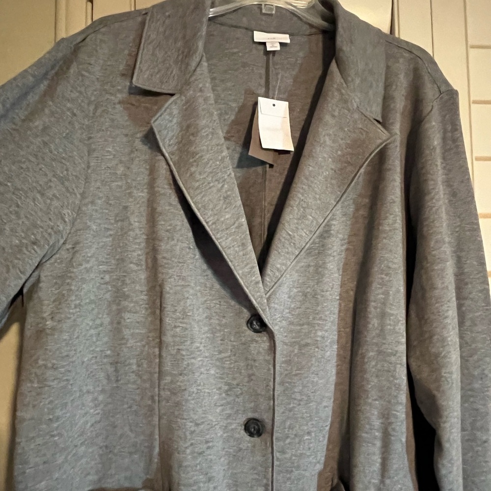 NWT J. JILL - Classic Gray Blazer Tailored
